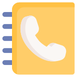 Rubrica telefonica icon