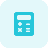 Basic calculator for accounting purpose and other use icon