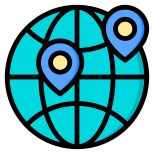 Locations Worldwide icon