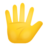 смайлик-рука с растопыренными пальцами icon