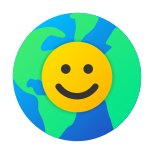 sonriente de la tierra icon