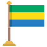 Gabon Flag icon