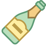 Bouteille de champagne icon