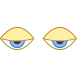 Schläfrige Augen icon