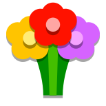 꽃 꽃다발 icon