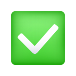 emoji de botón de marca de verificación icon