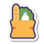 식료품 가방 icon