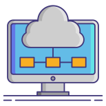 Cloud computing icon