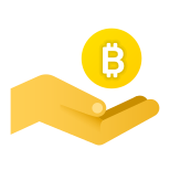 aceito pelo bitcoin icon