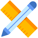 Pencil And Ruler icon