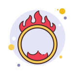 anillo de fuego de circo icon