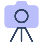 Camera on Tripod icon