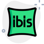 Ibis an international hotel company owned by accorhotel icon