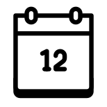 Calendar 12 icon