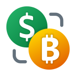 Intercambio de Bitcoin icon