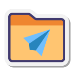 Dossier de courrier icon