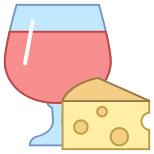 Comida e vinho icon