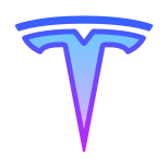 Tesla Logo Filled icon