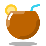 Cóctel de coco icon