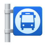 emoji de ponto de ônibus icon
