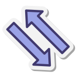 Left and Right Arrows icon