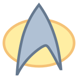 Símbolo de Star Trek Nova Geração icon