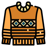 external-sweater-mid-autumn-fill-outline-pongsakorn-tan icon