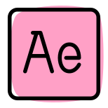 Adobe After Effects a digital visual effects, motion graphics, and compositing application icon