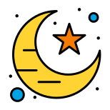 Croissant de lune icon