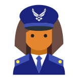 空軍司令官女性スキン タイプ 4 icon