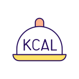 Calorie Count In Meal Serving icon