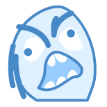 Angry Face Meme icon