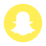 Snapchat带圈徽标 icon