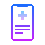 Medizinische mobile App icon