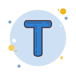 T majuscule icon