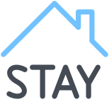 Stay Home Sign icon