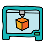 3D Drucker icon