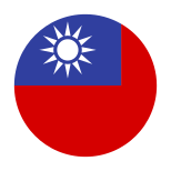 círculo da bandeira de Taiwan icon