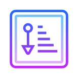 Clasificación ascendente icon