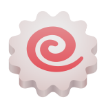 gâteau-de-poisson-avec-tourbillon-emoji icon
