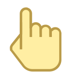 Ein Finger icon