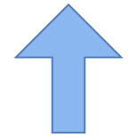 Thick Arrow Pointing Up icon