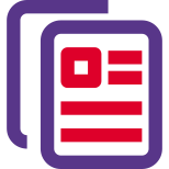 Pasting from clipboard on a computer operating system icon