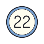 22 Circled icon