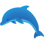 海豚表情符号 icon