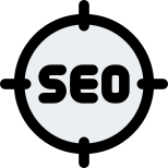 Serach engine optimization work on a target icon