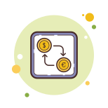 Dollar Euro Exchange icon