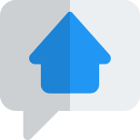 Help and chat support for smart homes queries icon