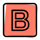 Bootstrap a free and open-source CSS framework icon