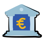 construction d'une banque européenne icon